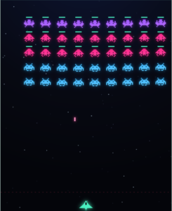 Neon invaders